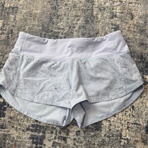 Lululemon Athletic Light blue/purple Shorts